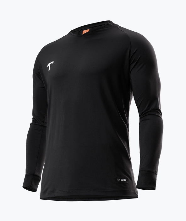 Camiseta de portero negra
